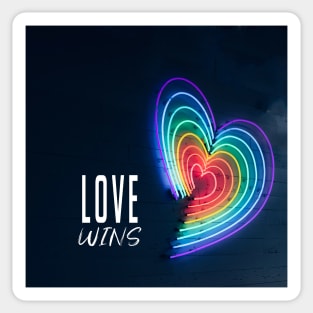 Love Wins Pride Caption Sticker